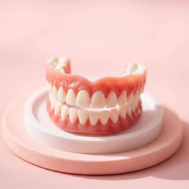 Full and partial dentures for missing teeth replacement