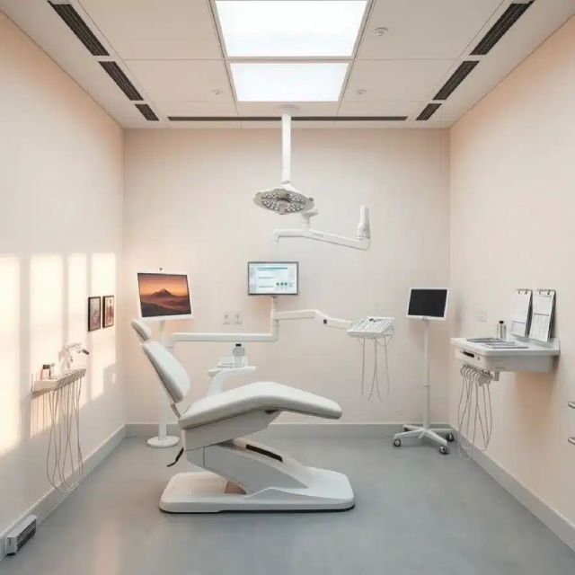 Emergency dental treatment room for immediate care